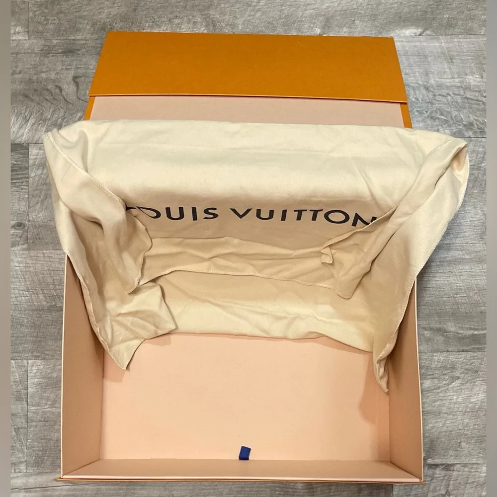 Louis Vuitton Orange Box with Cream Dust Bag